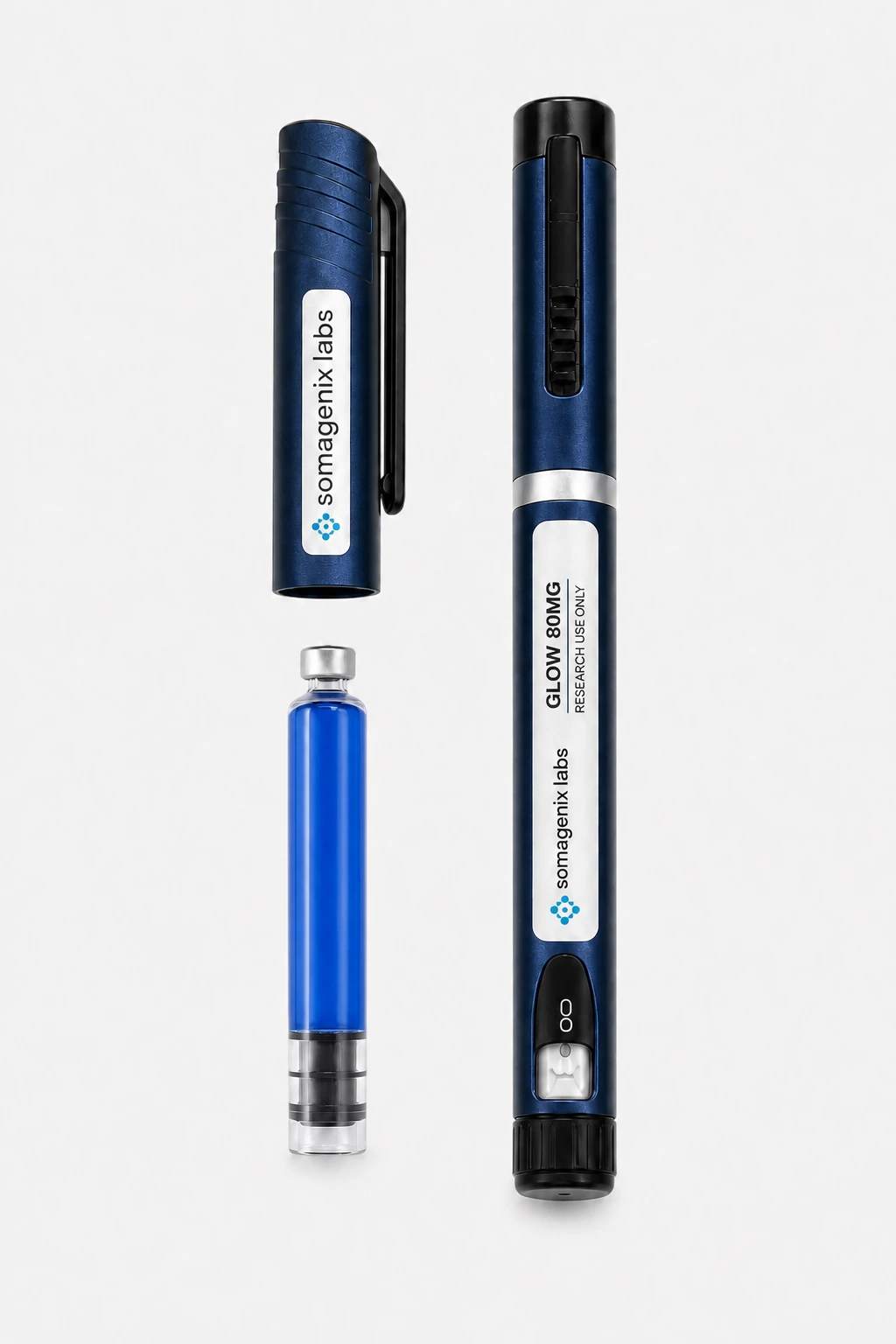 SomaGenix GLOW 80mg blue-cartridge research pen