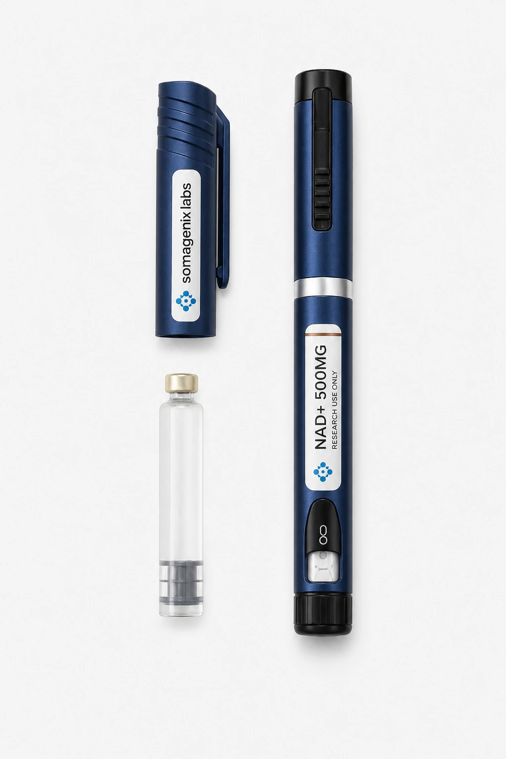 SomaGenix NAD+ 500mg blue research pen